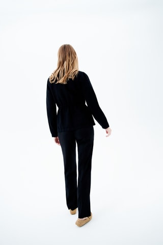 Linnen Jasje Vivien - Zwart