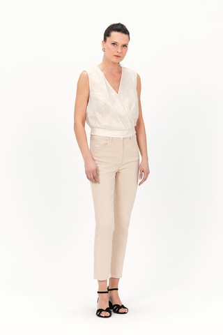 Linnen Top Cirene - Beige