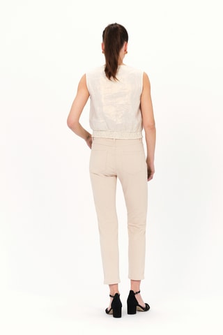 Linnen Top Cirene - Beige