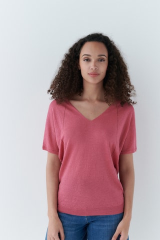 Linnen Top Milana - Roze