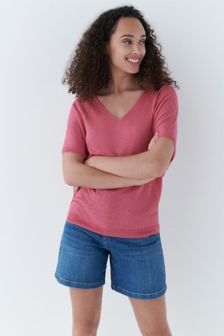 Linnen Top Milana - Roze