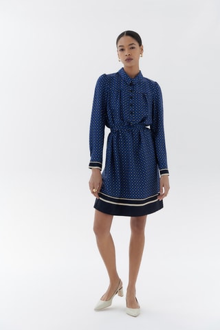 Rechte Jurk Amanda - Blauw