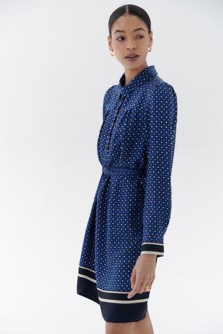 Rechte Jurk Amanda - Blauw