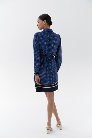 Rechte Jurk Amanda - Blauw