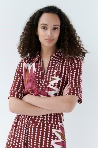 Lange Jurk Relisa - Rood