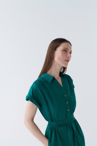 Rechte Jurk Kellya - Groen
