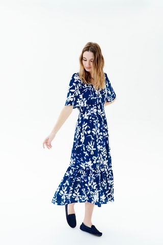 Lange Jurk Tania - Blauw