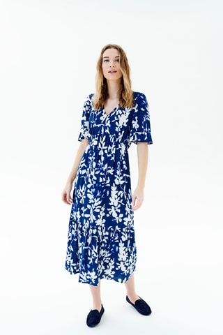 Lange Jurk Tania - Blauw
