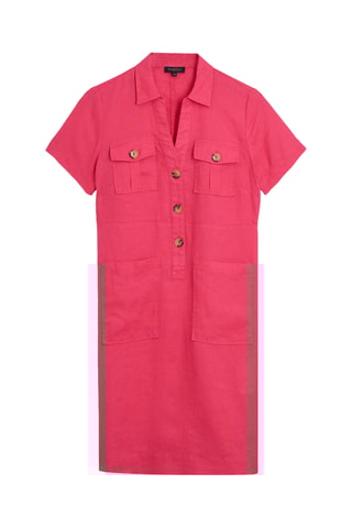 Rechte Jurk Laure - Fuchsia