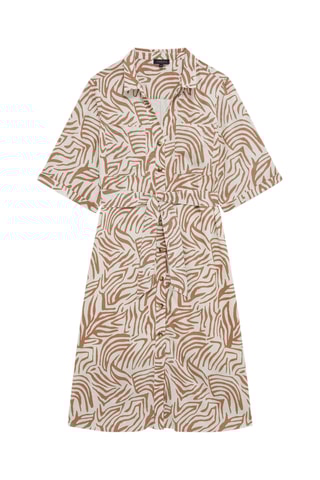 Linnen Blouse-jurk Rouane - Wit