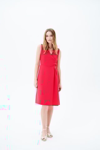 Rechte Jurk Ricky - Fuchsia