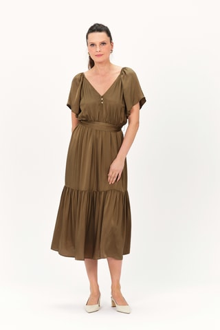 Midi-jurk Relaia - Kaki