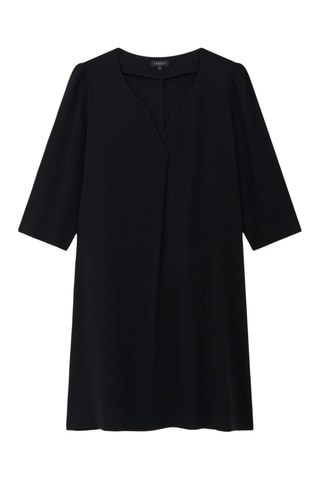 Trapezium Jurk Minda - Zwart
