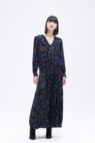 Lange Jurk Rybilo - Marineblauw