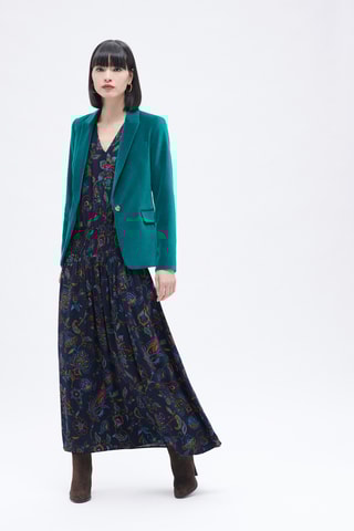 Lange Jurk Rybilo - Marineblauw