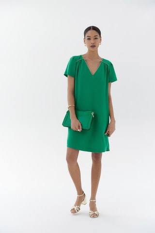 Trapezium Jurk Raffy - Groen