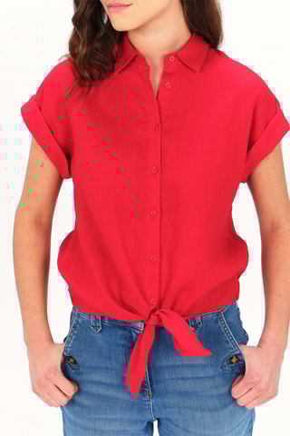 Linnen Blouse Clivio - Rood