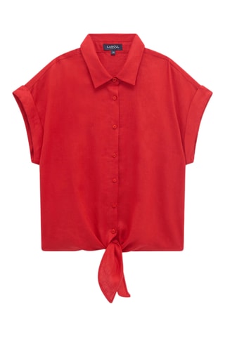 Linnen Blouse Clivio - Rood