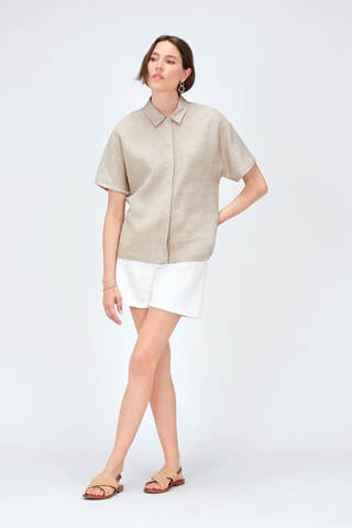 Linnen Blouse Clouane - Beige