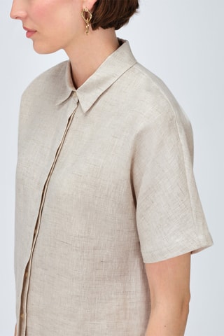Linnen Blouse Clouane - Beige