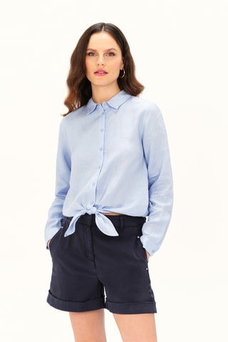 Linnen Blouse Livie - Blauw
