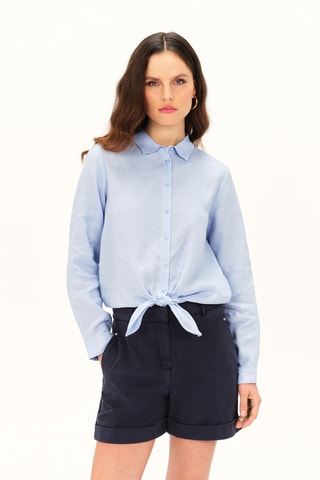 Linnen Blouse Livie - Blauw