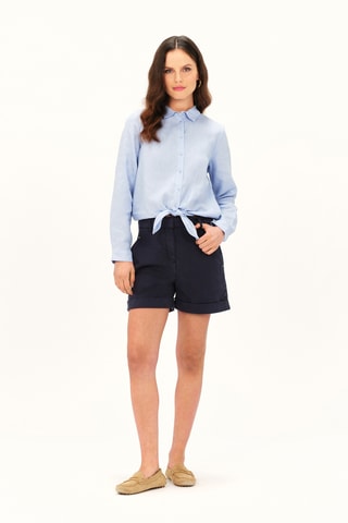 Linnen Blouse Livie - Blauw