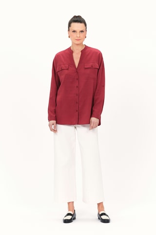 Blouse Cesare - Donkerbruin