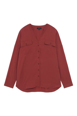 Blouse Cesare - Donkerbruin