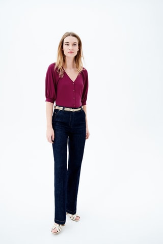 Blouse Tenry - Bordeauxrood