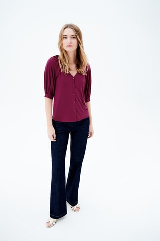 Blouse Tenry - Bordeauxrood