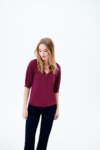 Blouse Tenry - Bordeauxrood
