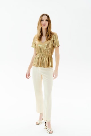 T-shirt Tany - Goudkleurig