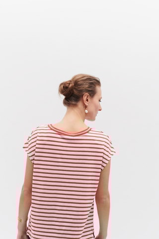 Linnen T-shirt Zoe - Rood
