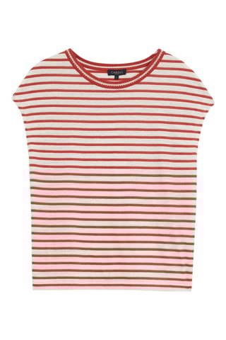 Linnen T-shirt Zoe - Rood