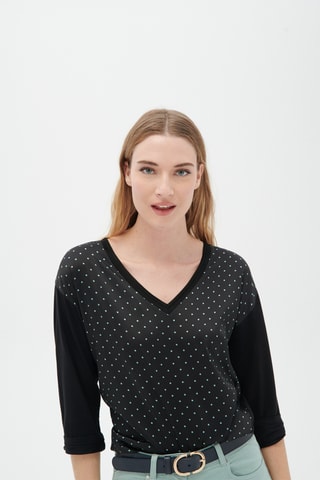 T-shirt Charlie - Zwart