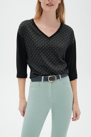 T-shirt Charlie - Zwart