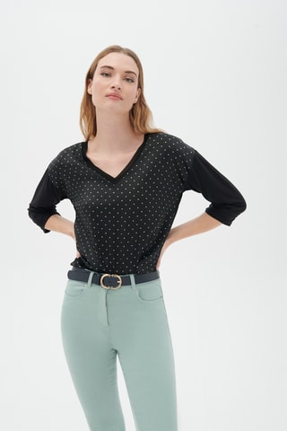 T-shirt Charlie - Zwart