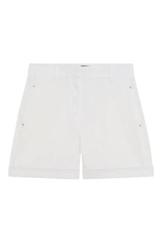 Linnen Rechte Short Sauvage - Wit