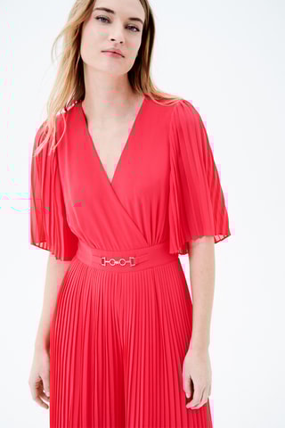 Plisséjumpsuit Paulette - Fuchsia