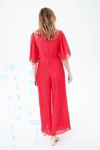 Plisséjumpsuit Paulette - Fuchsia