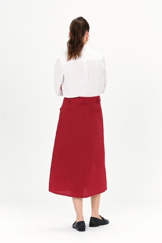 Linnen Midirok Agnes  Rood