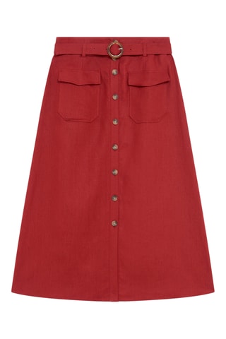 Linnen Midirok Agnes  Rood