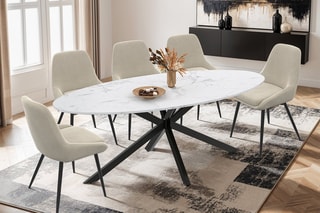 Table à manger Céleste - 200 x 75 x 90 cm