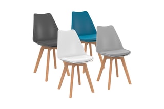 4 chaises Nordia - 46 x 79,5 x 51 cm