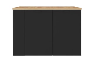 Ilot central de cuisine 2 portes - 120 x 90 x 70 cm