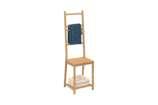 Porte serviette en bambou 4 niveaux Maya - Naturel