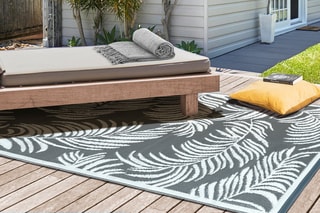 Tapis d'extérieur - Gris - 180 x 120 cm