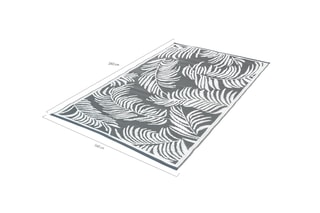 Tapis d'extérieur - Gris - 180 x 120 cm
