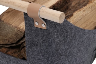 Sac de transport pour bûches - Gris